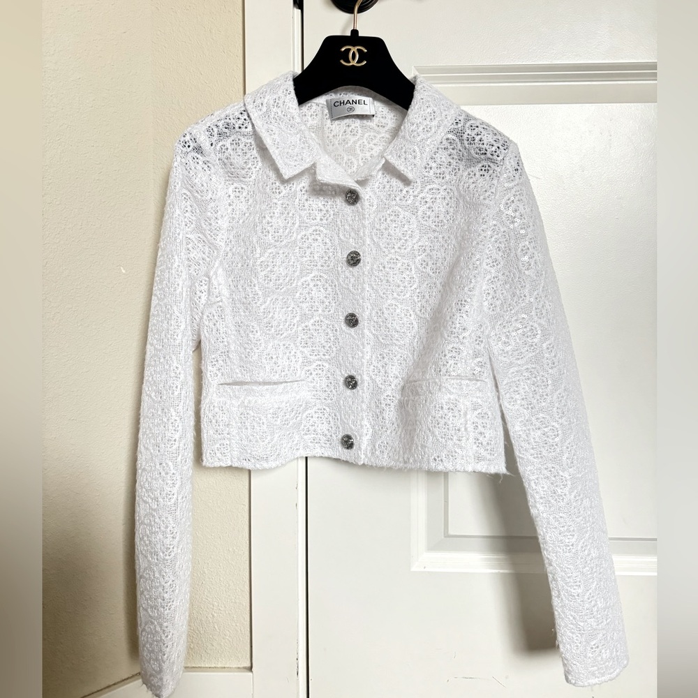 Chanel sequined jacket.cardigan top